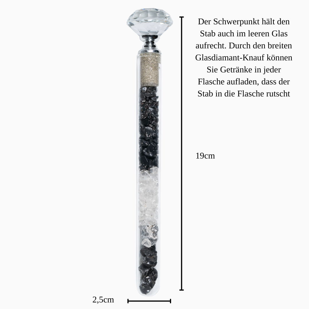 Strahlenschutz - Edelschungit, Onyx, Bergkristall, Hämatit